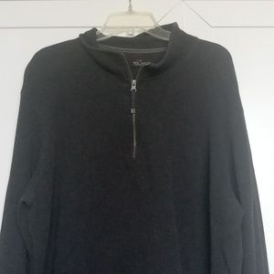 Red Macaw Trading 1/4 Zip Charcoal Color Size XLT